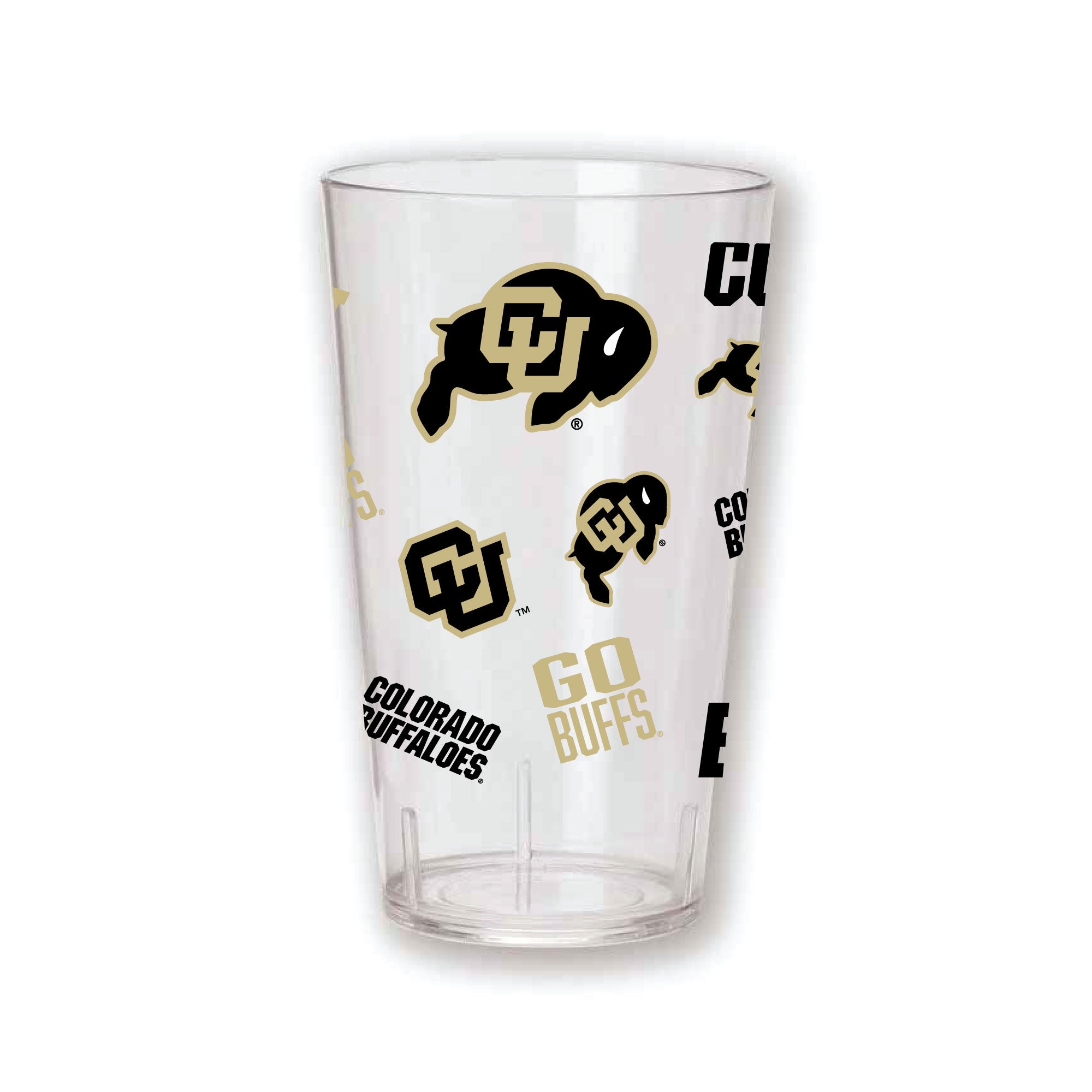 Set of 4 Colorado Buffaloes 24oz Tritan Tumblers