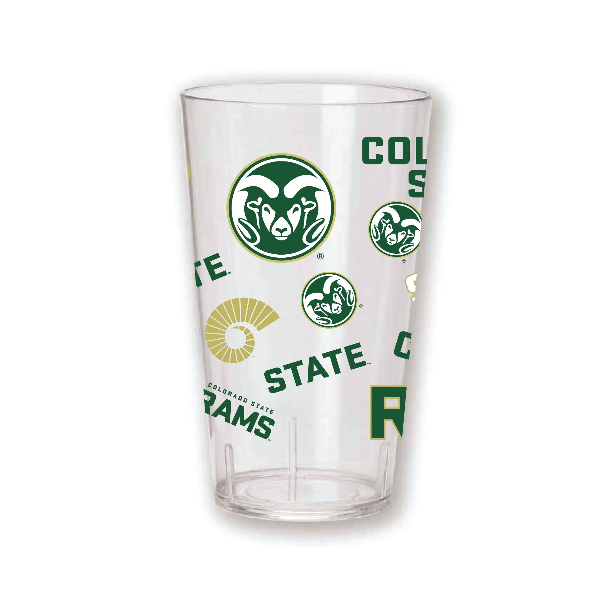 Set of 4 Colorado State Rams 24oz Tritan Tumblers