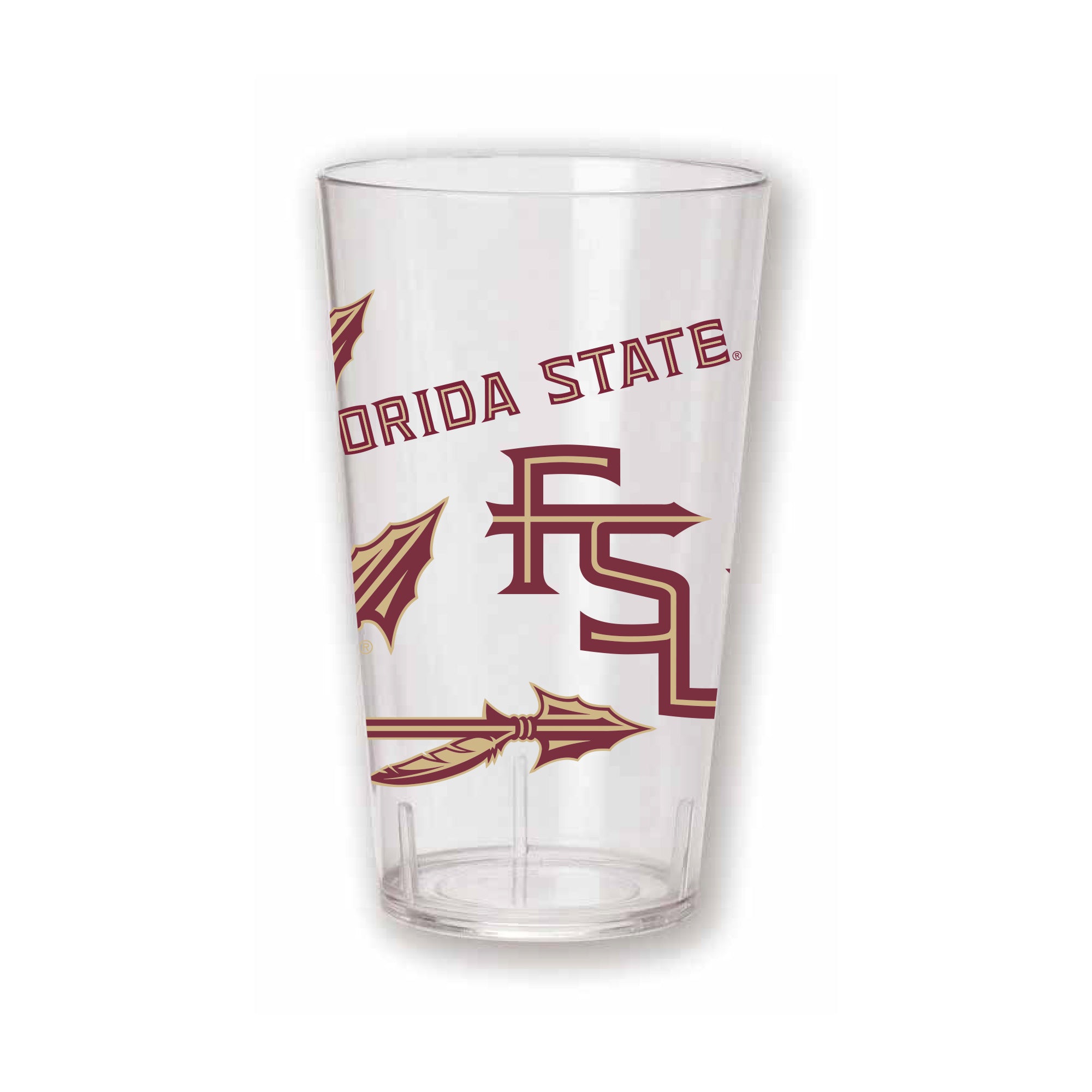 Set of 4 Florida State Seminoles 24oz Tritan Tumblers
