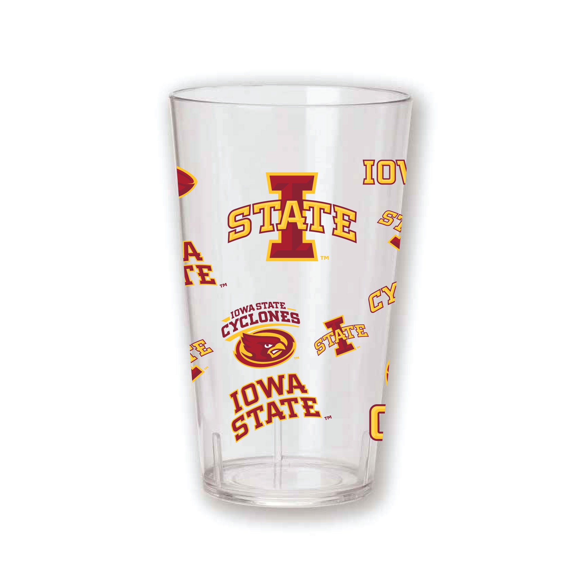 Set of 4 Iowa State Cyclones  24oz Tritan Tumblers