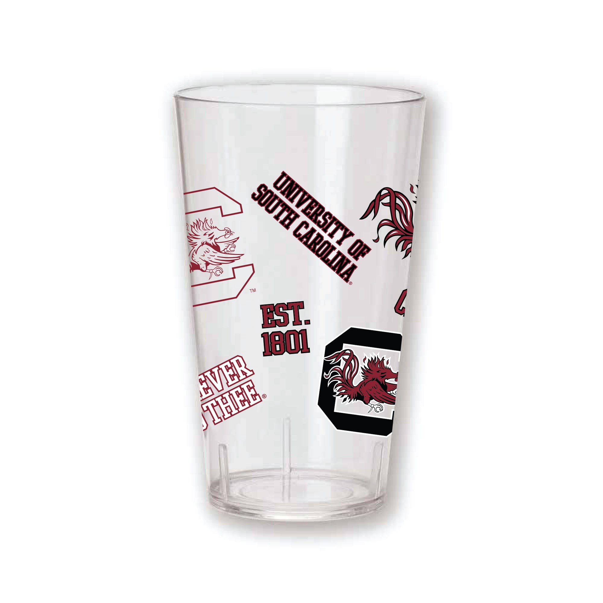 Set of 4 CAROLINA MEDLEY 24oz Tritan Tumblers