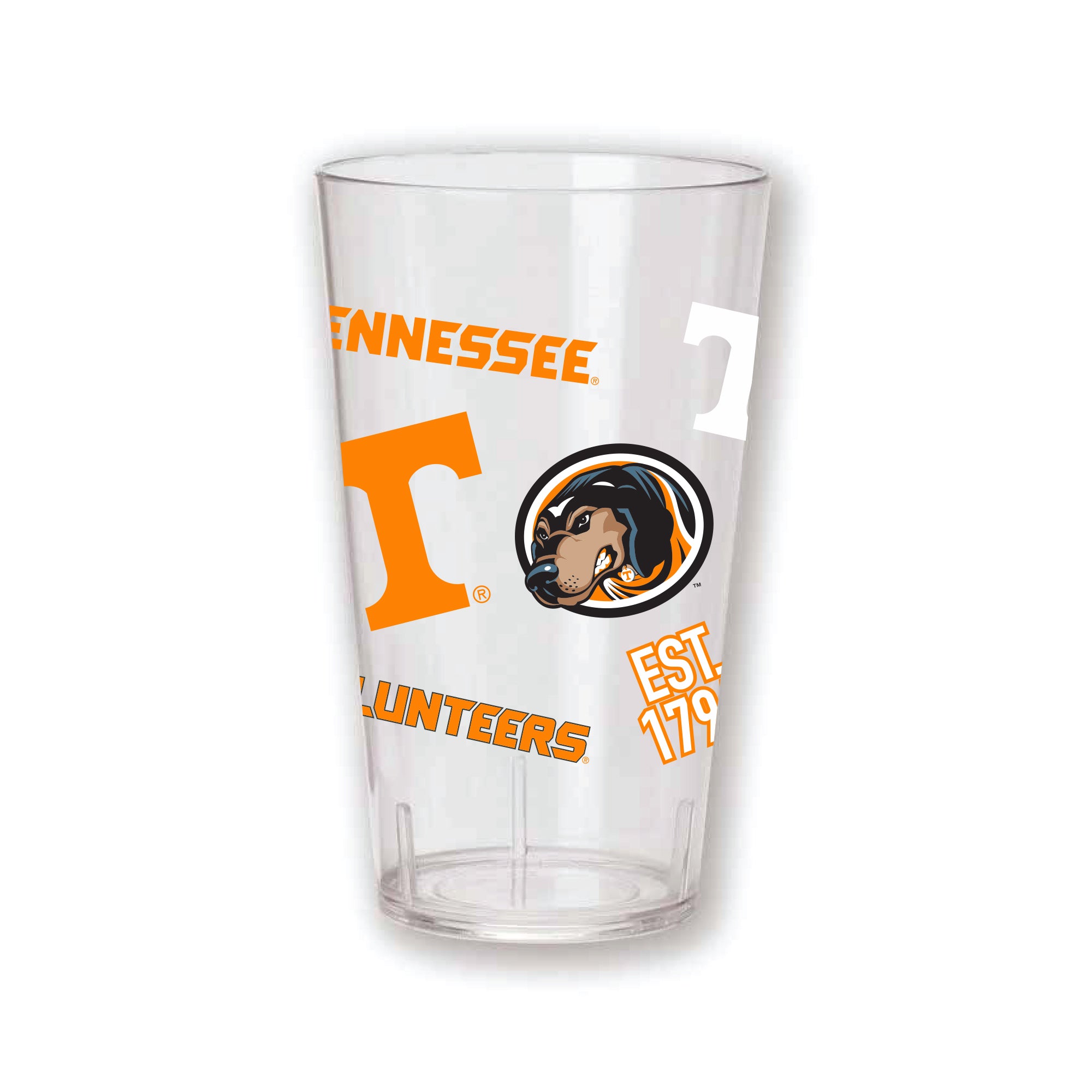 Set of 4 TENNESSEE MEDLEY 24oz Tritan Tumblers