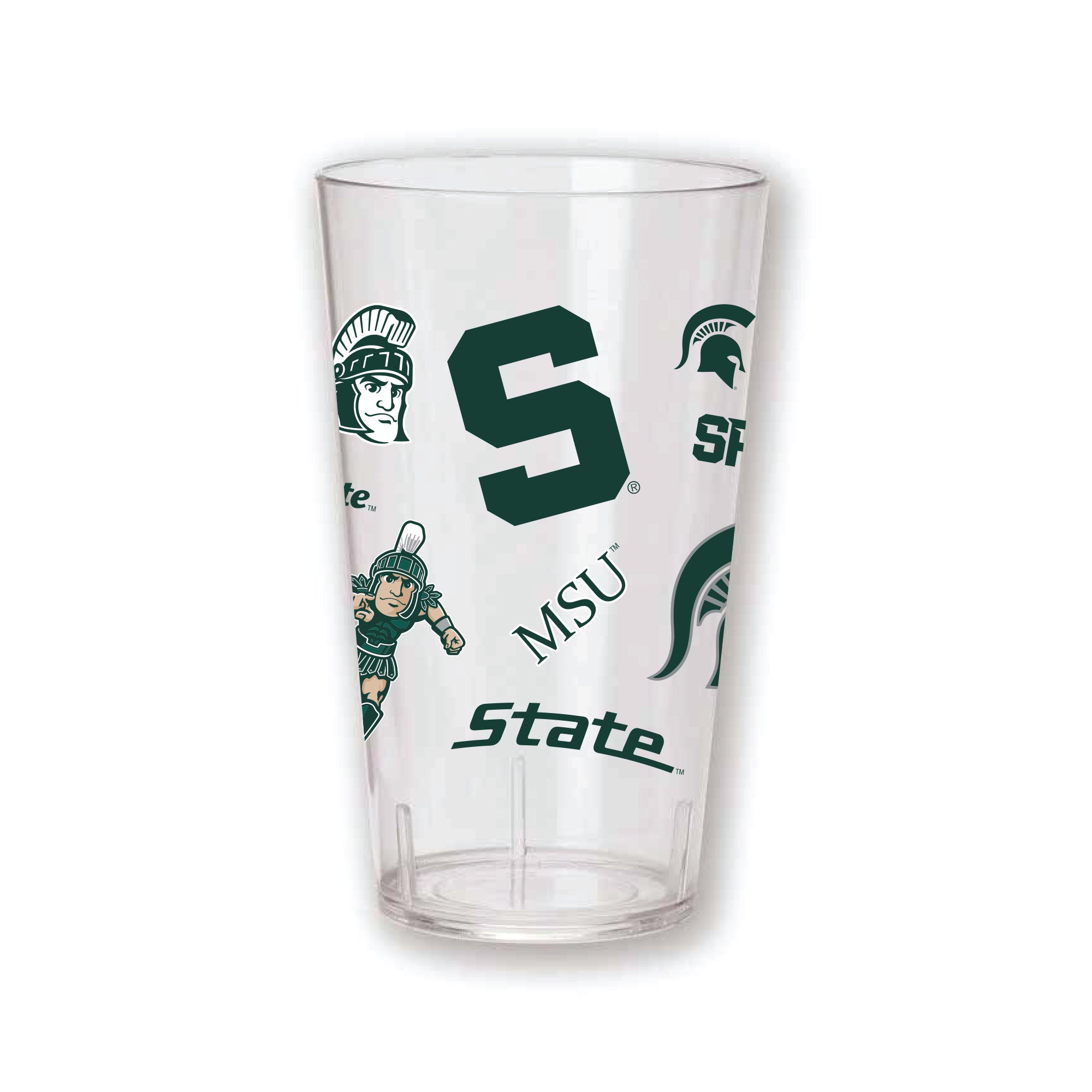 Set of 4 MICHIGAN ST MEDLEY 24oz Tritan Tumblers