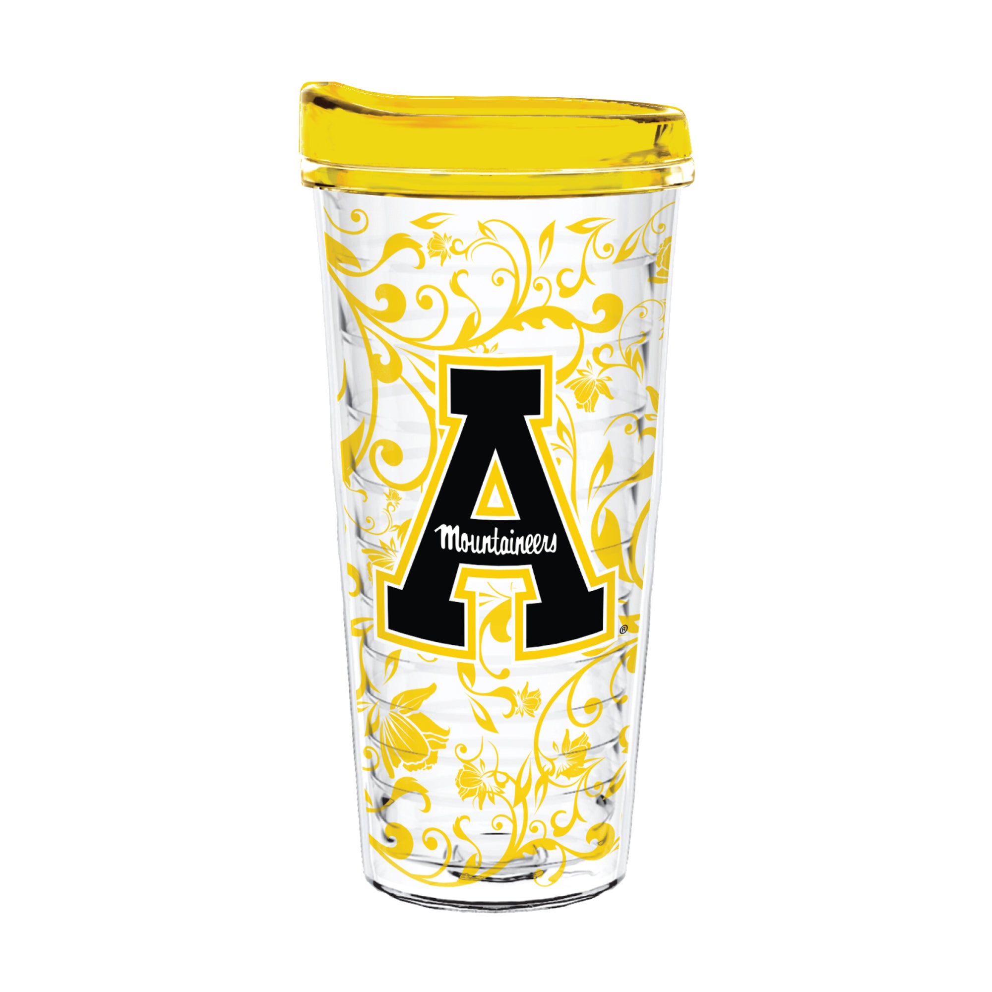 22oz App State Mountaineers Flower Tritan Tumbler