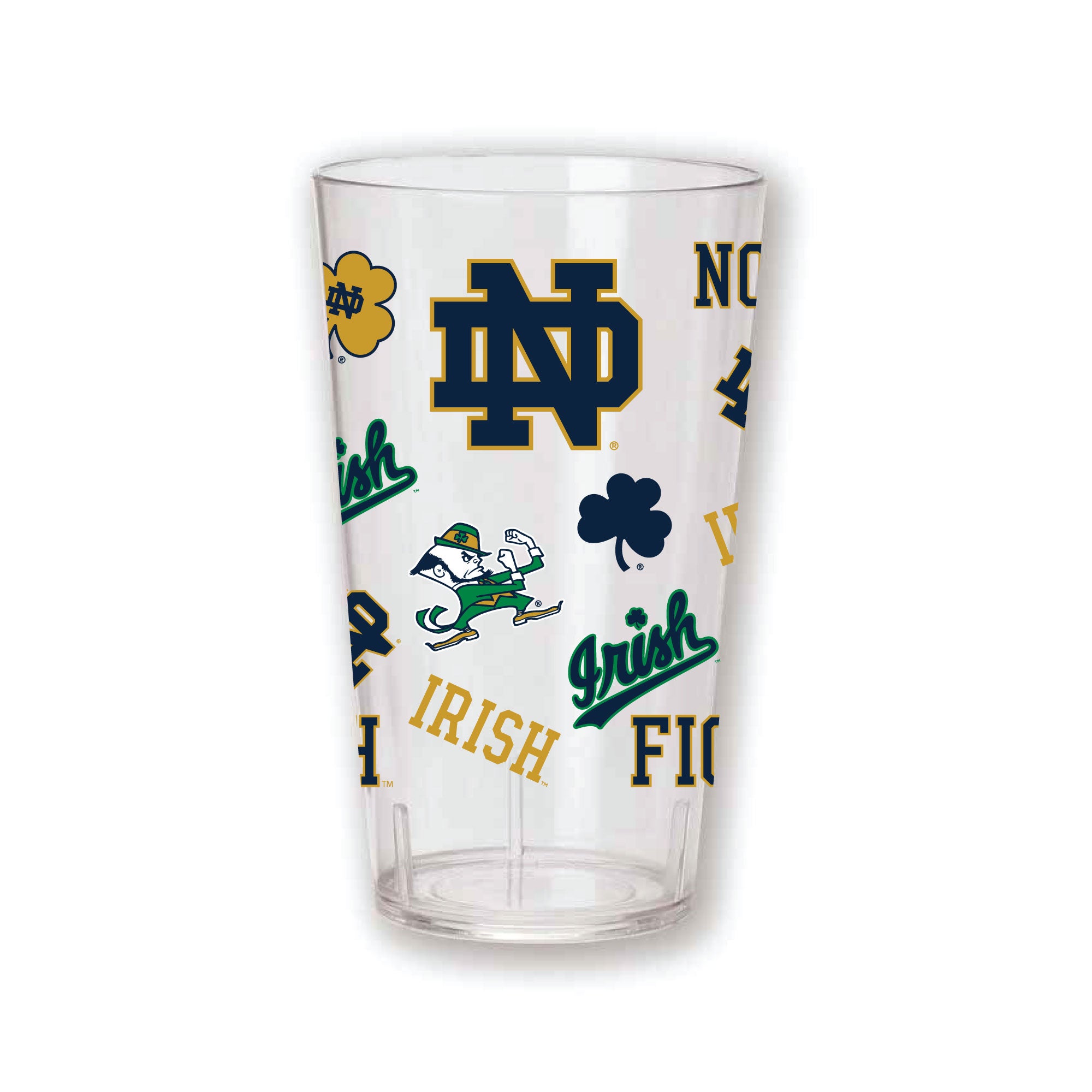 Set of 4 NOTRE DAME MEDLEY 24oz Tritan Tumblers