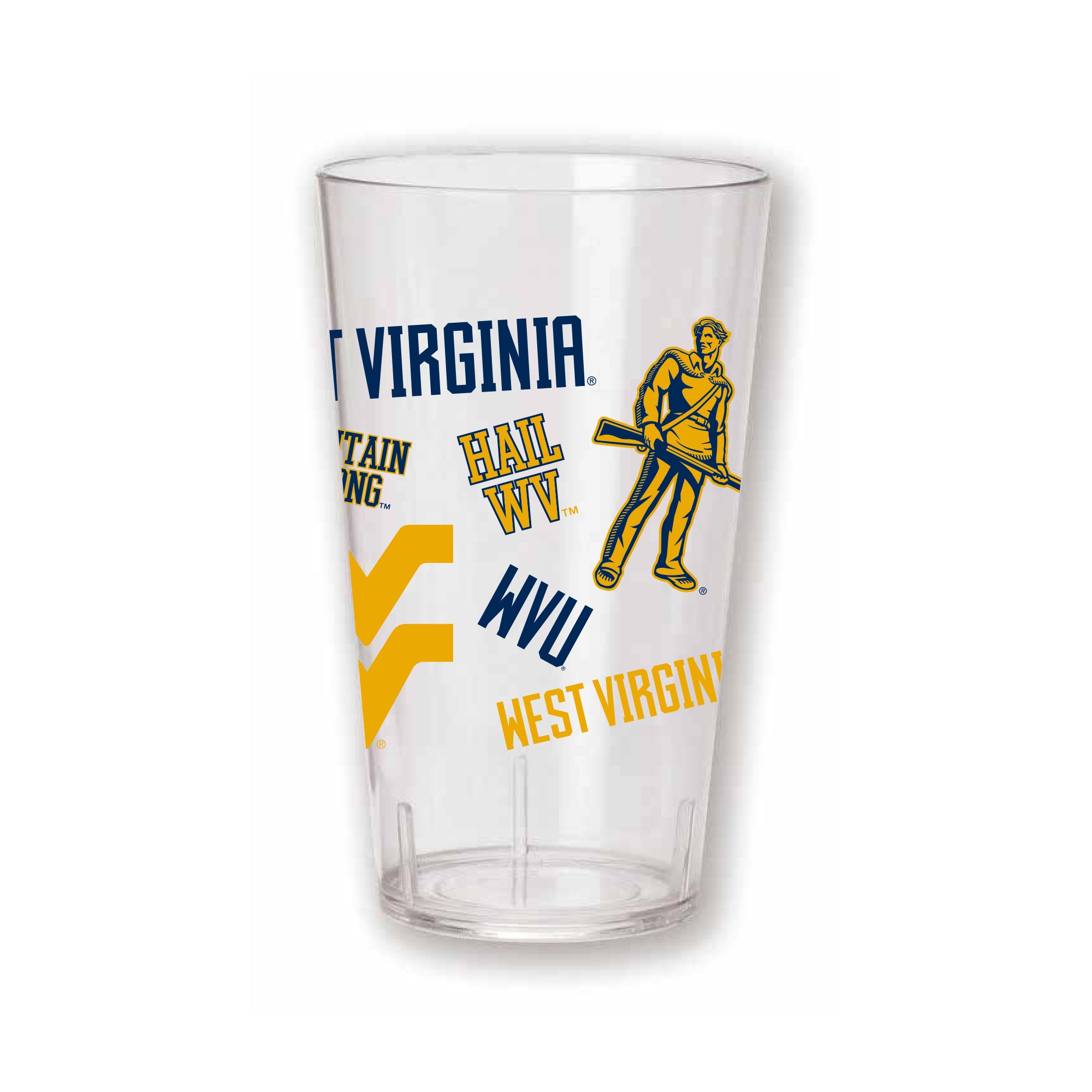 Set of 4 W VIRGINIA MEDLEY 24oz Tritan Tumblers