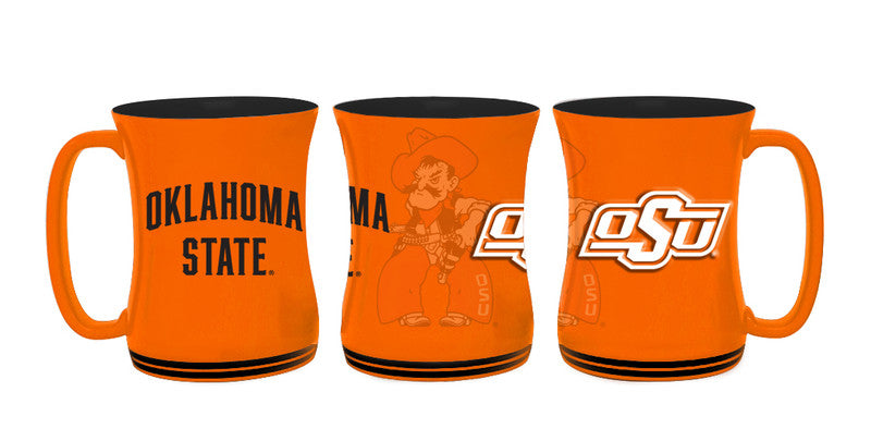 16oz Oklahoma State Cowboys Sculpted Barista Mug