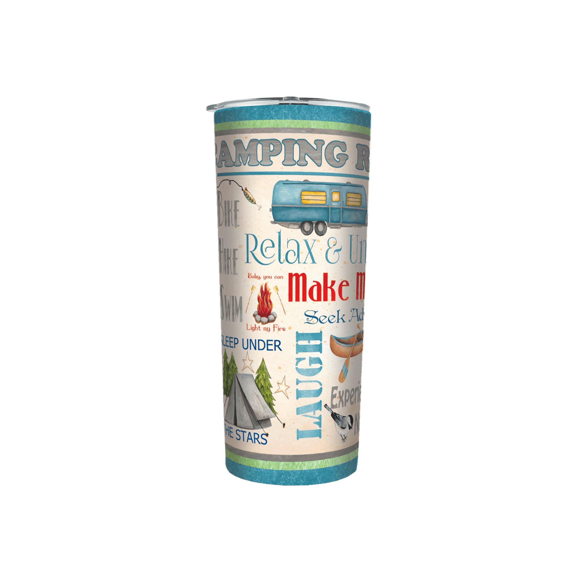 Camping Rules 24 oz Tumbler