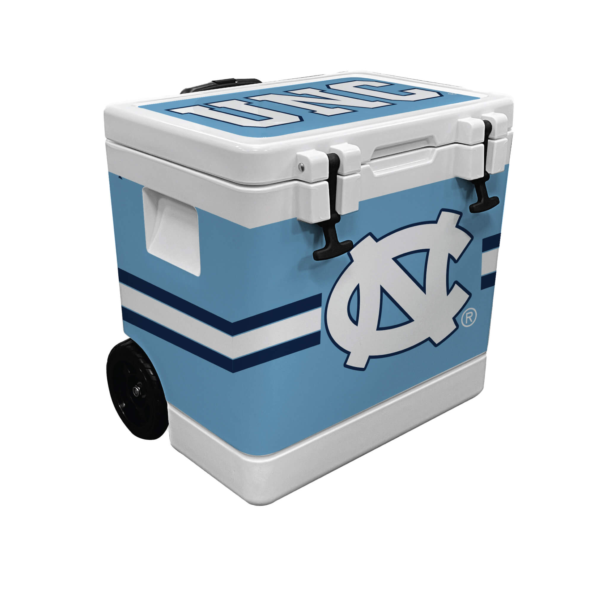 37qt North Carolina Tar Heels Rotomolded Wheeled Cooler