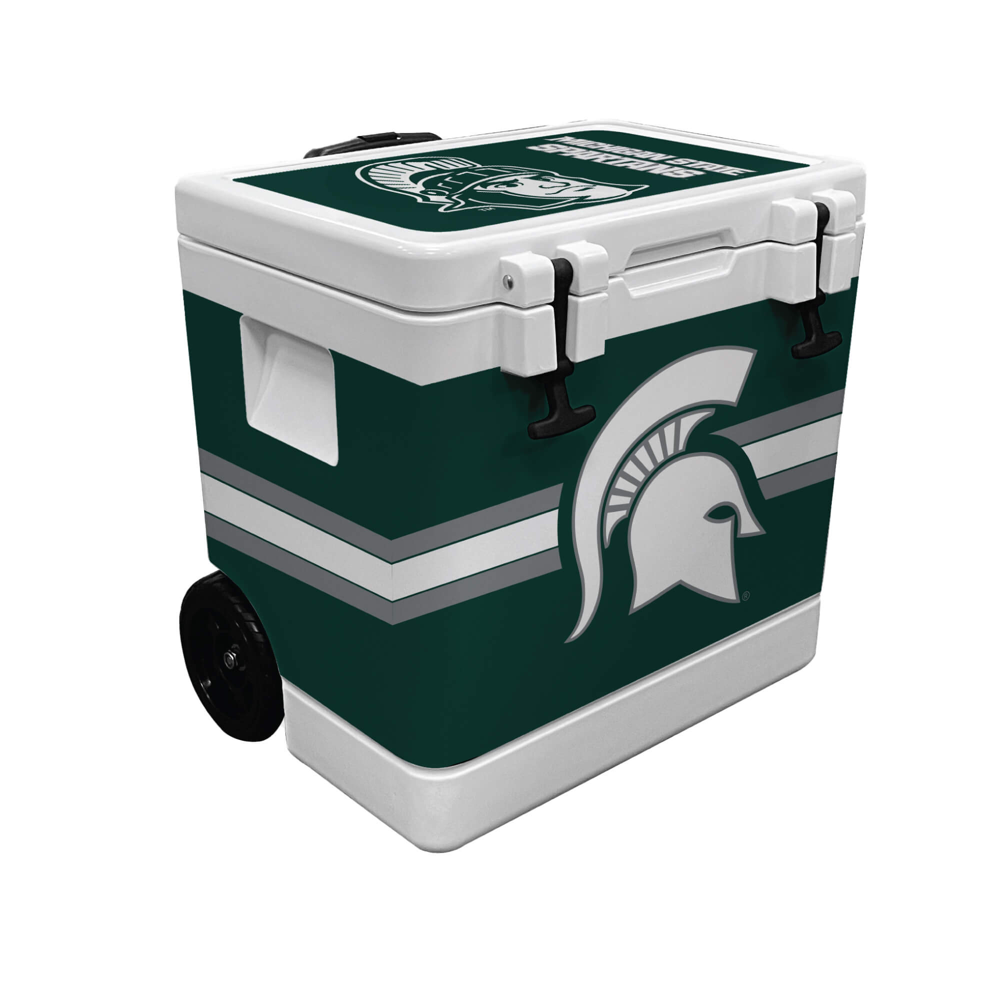 37qt Michigan State Spartans Rotomolded Wheeled Cooler