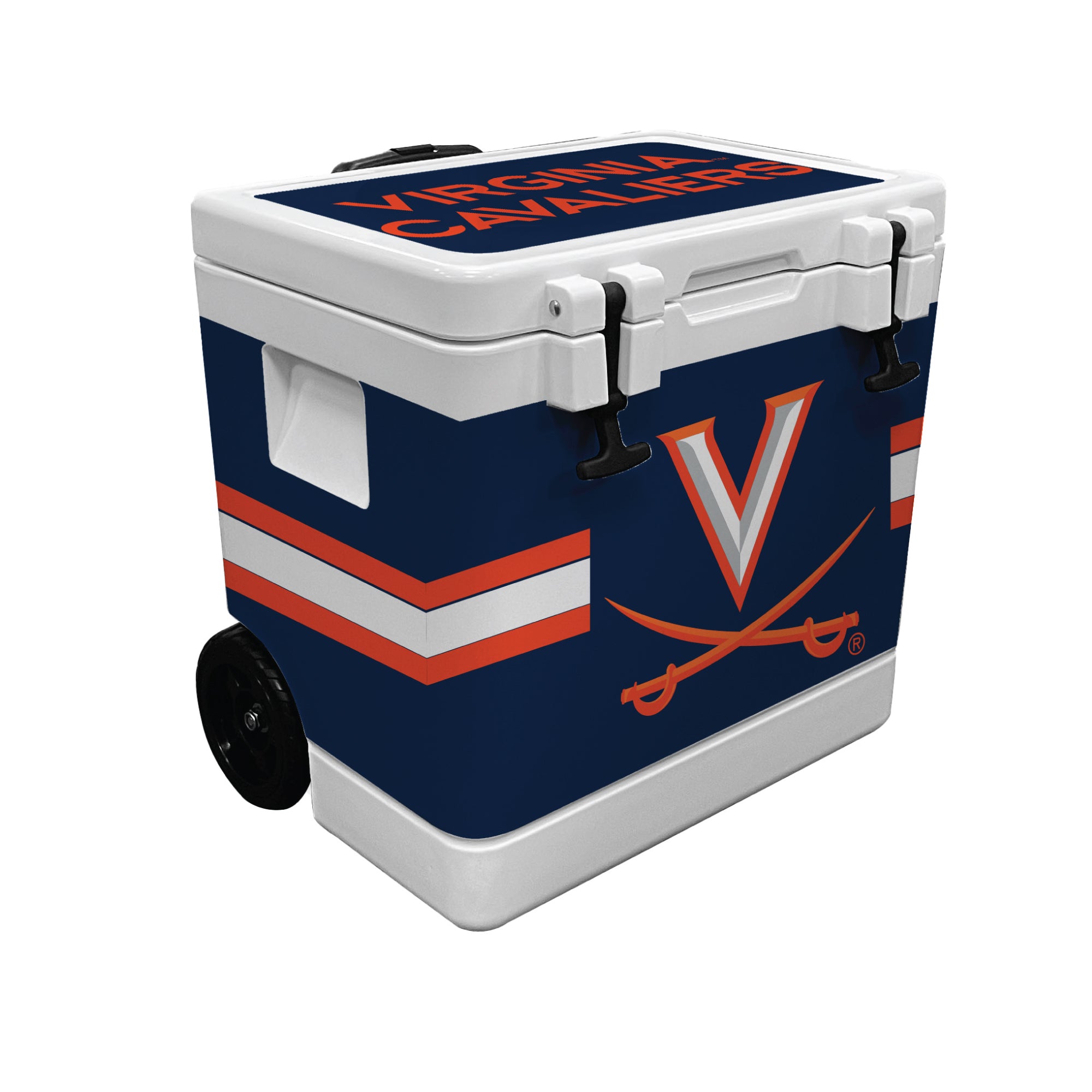 37QT Virginia Cavaliers Rotomolded Wheeled Cooler