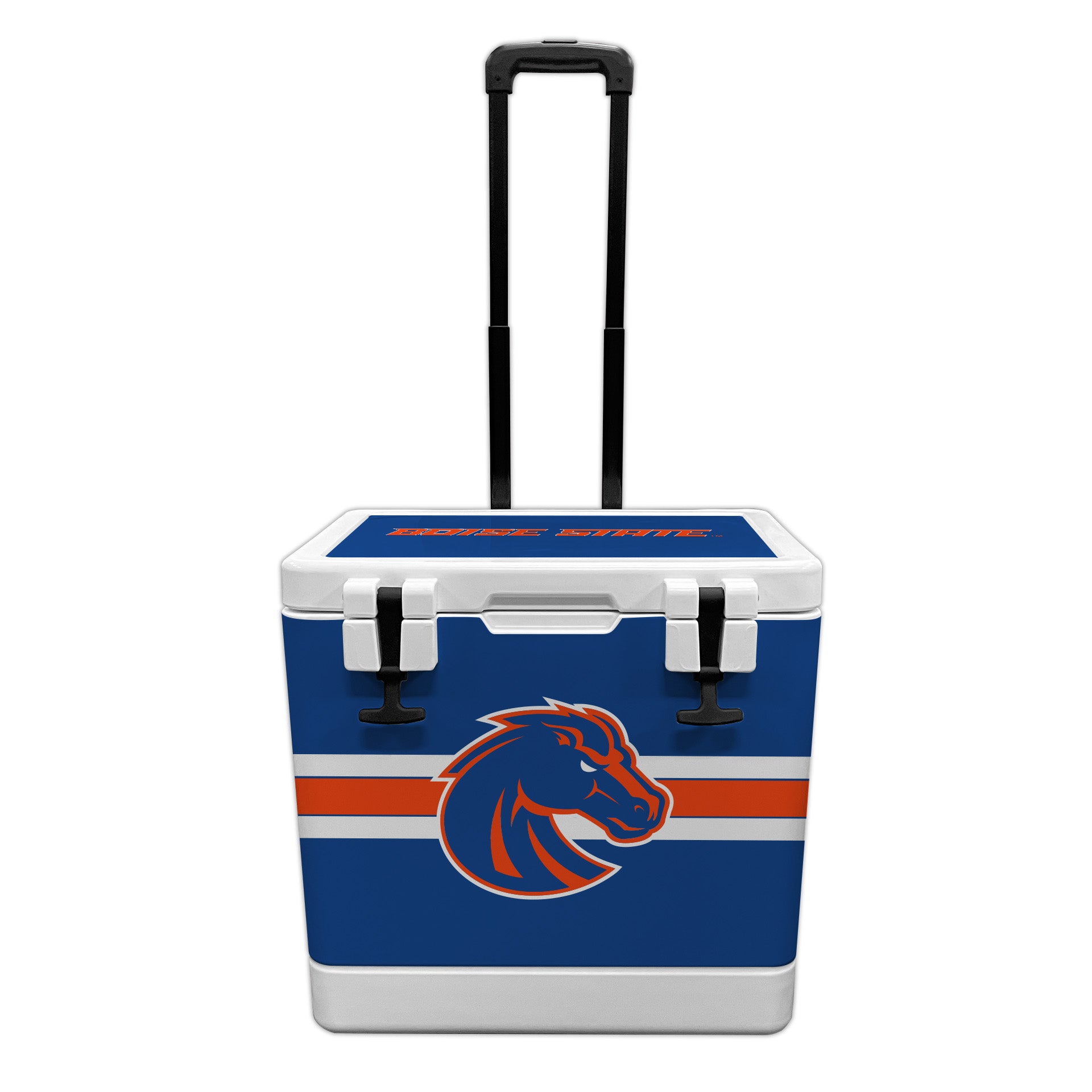 37QT Boise State Broncos Rotomolded Wheeled Cooler