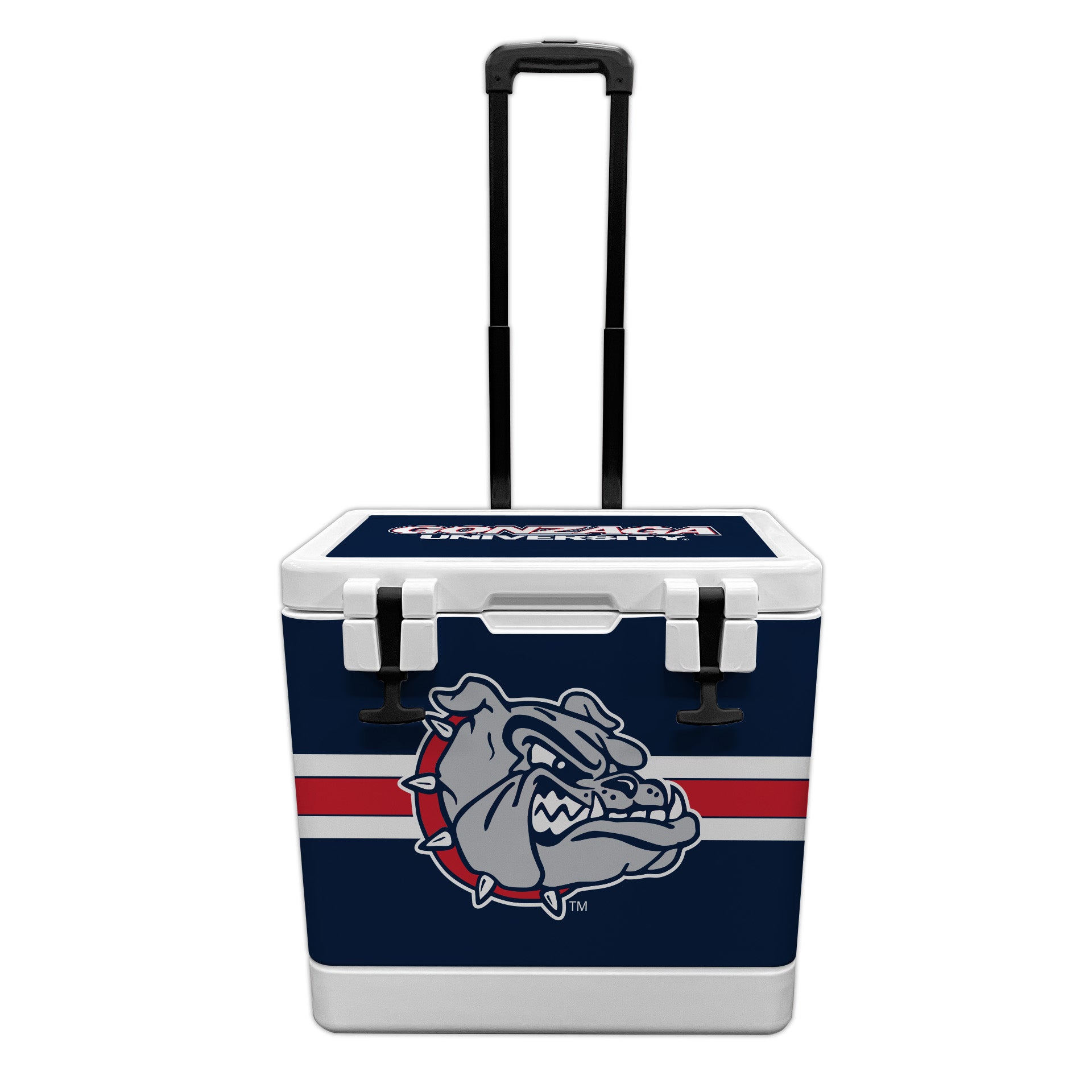 37QT Gonzaga Bulldogs Rotomolded Wheeled Cooler