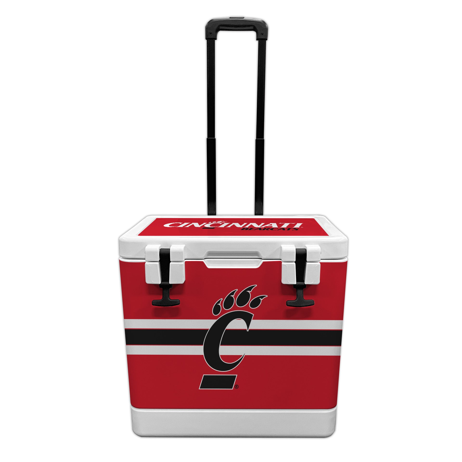 37QT Cincinnati Bearcats Rotomolded Wheeled Cooler