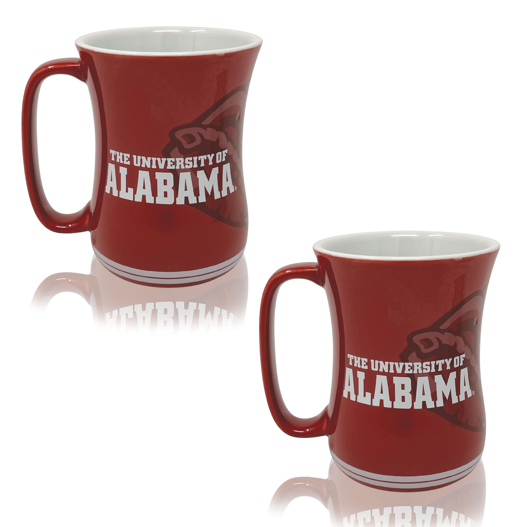 Set of 2 | 16oz Alabama Crimson Tide Barista Mugs