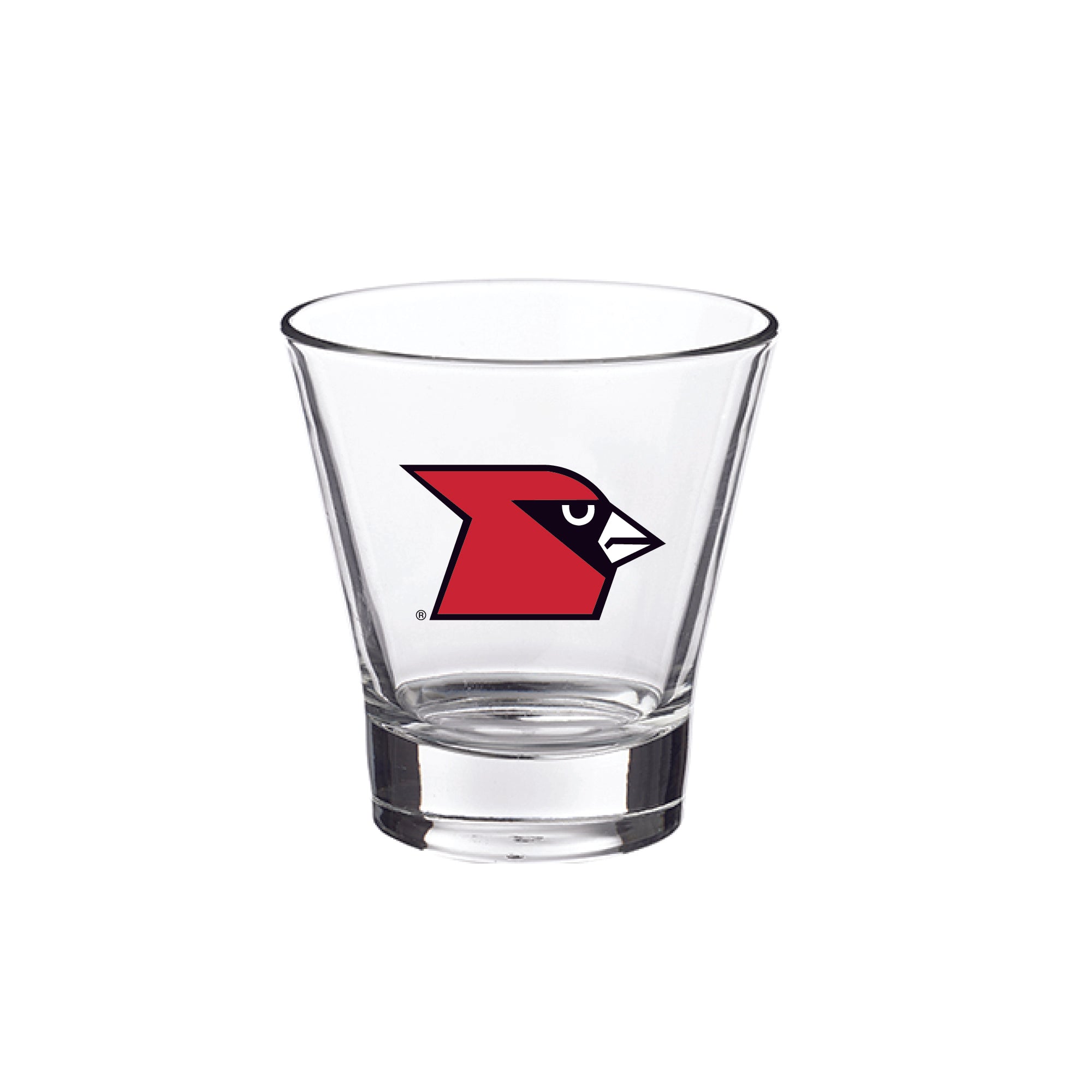 Set of 2 Louisville Cardinals 12oz Glasses