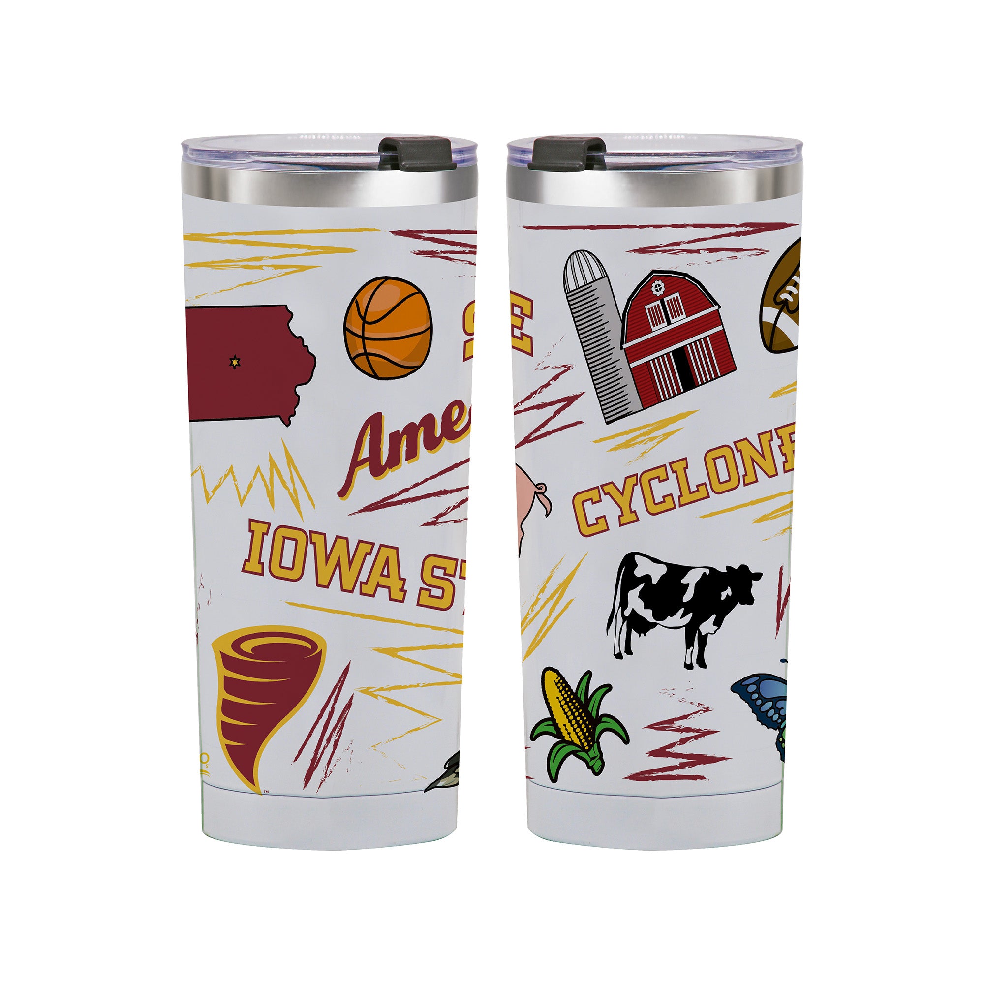 Iowa State Cyclones 24oz Local Stainless Steel Tumbler