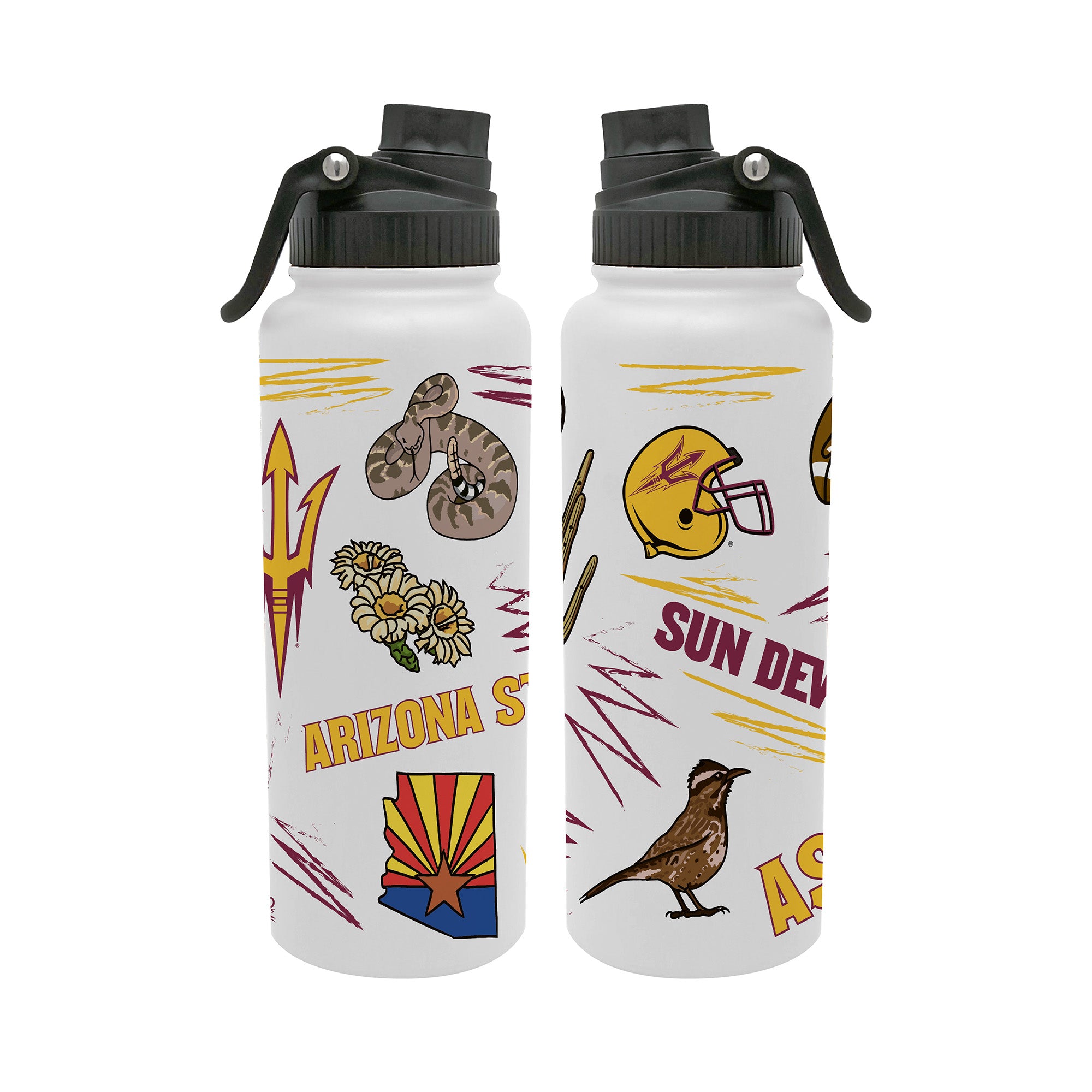 34oz Arizona State Sun Devils Local Aqua Bottle
