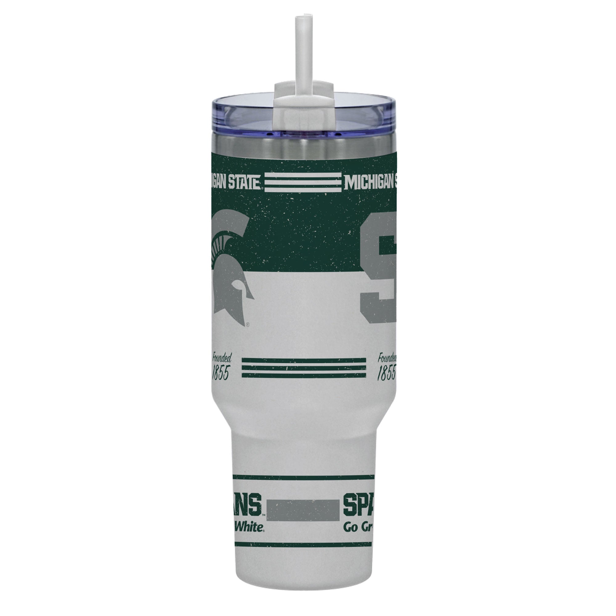 Michigan State Spartans 40oz Rocky Vintage Tumbler