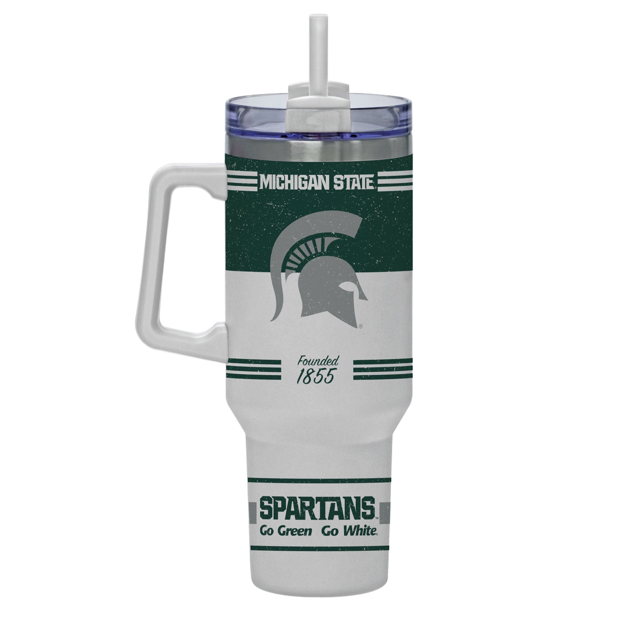 Michigan State Spartans 40oz Rocky Vintage Tumbler