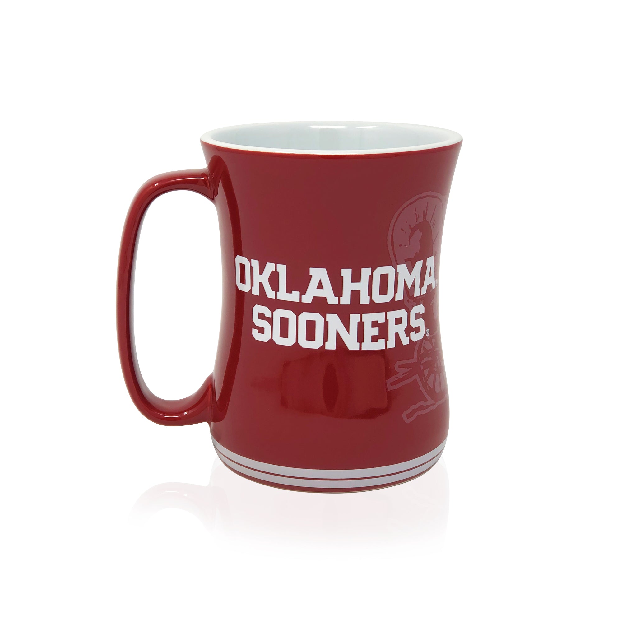 16oz Oklahoma Sooners Sculpted Barista Mug