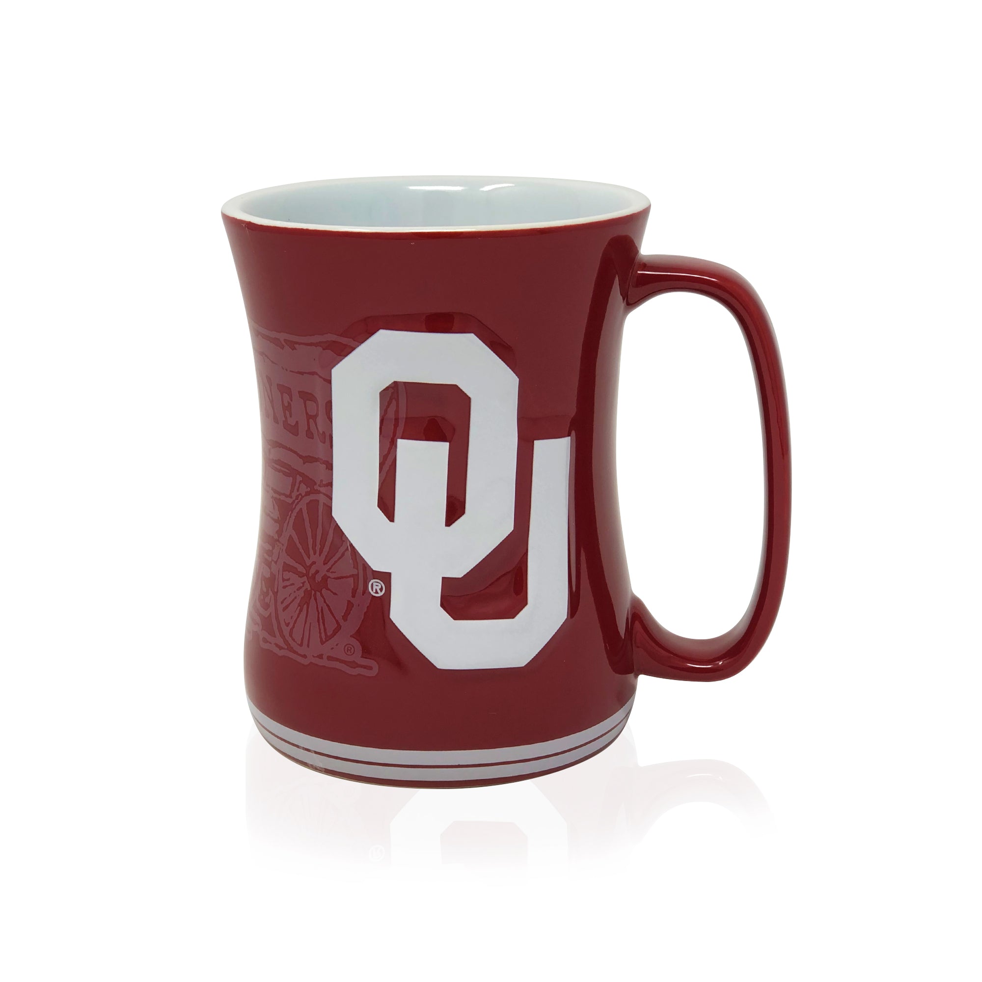 16oz Oklahoma Sooners Sculpted Barista Mug