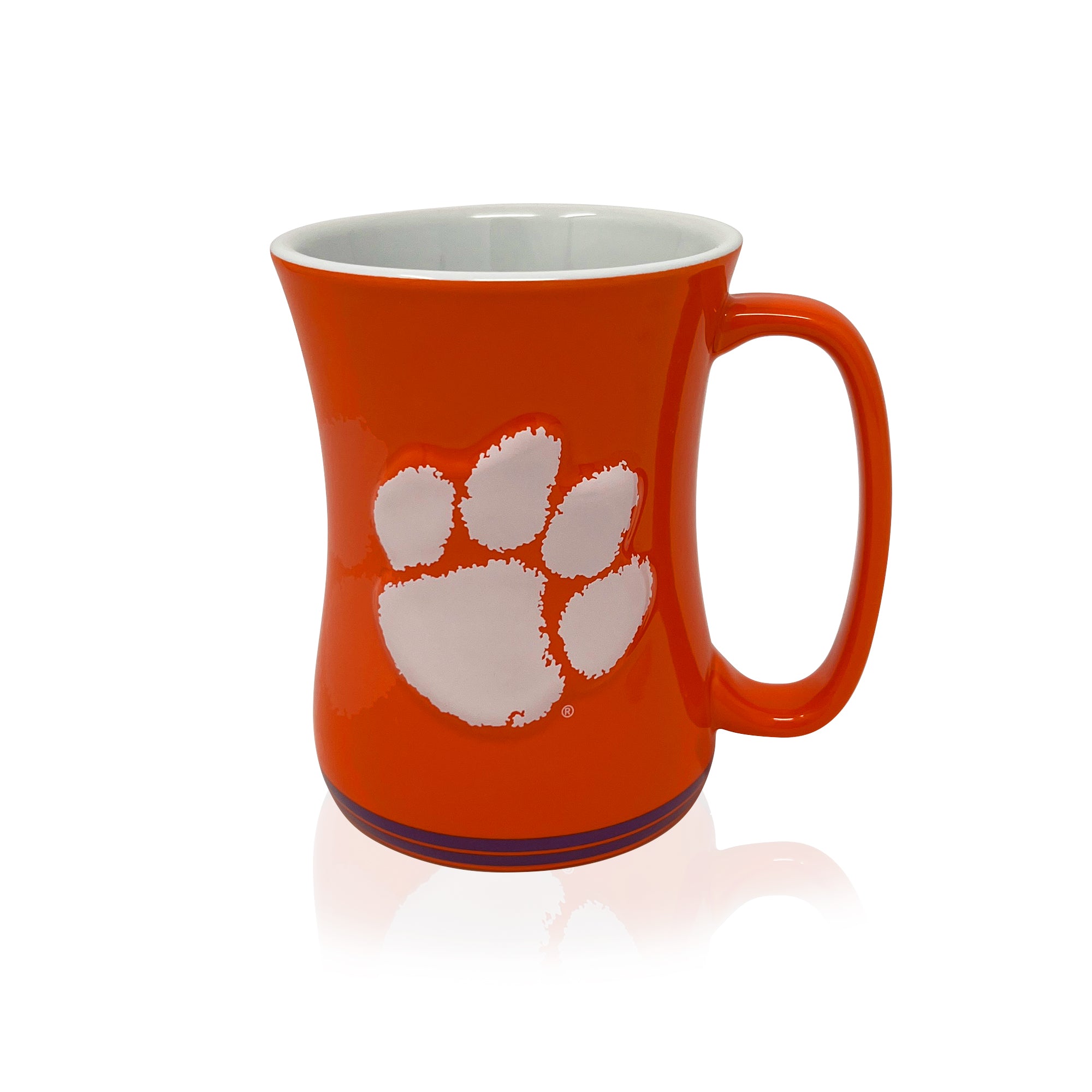 16oz Clemson Sculpted Barista Mug