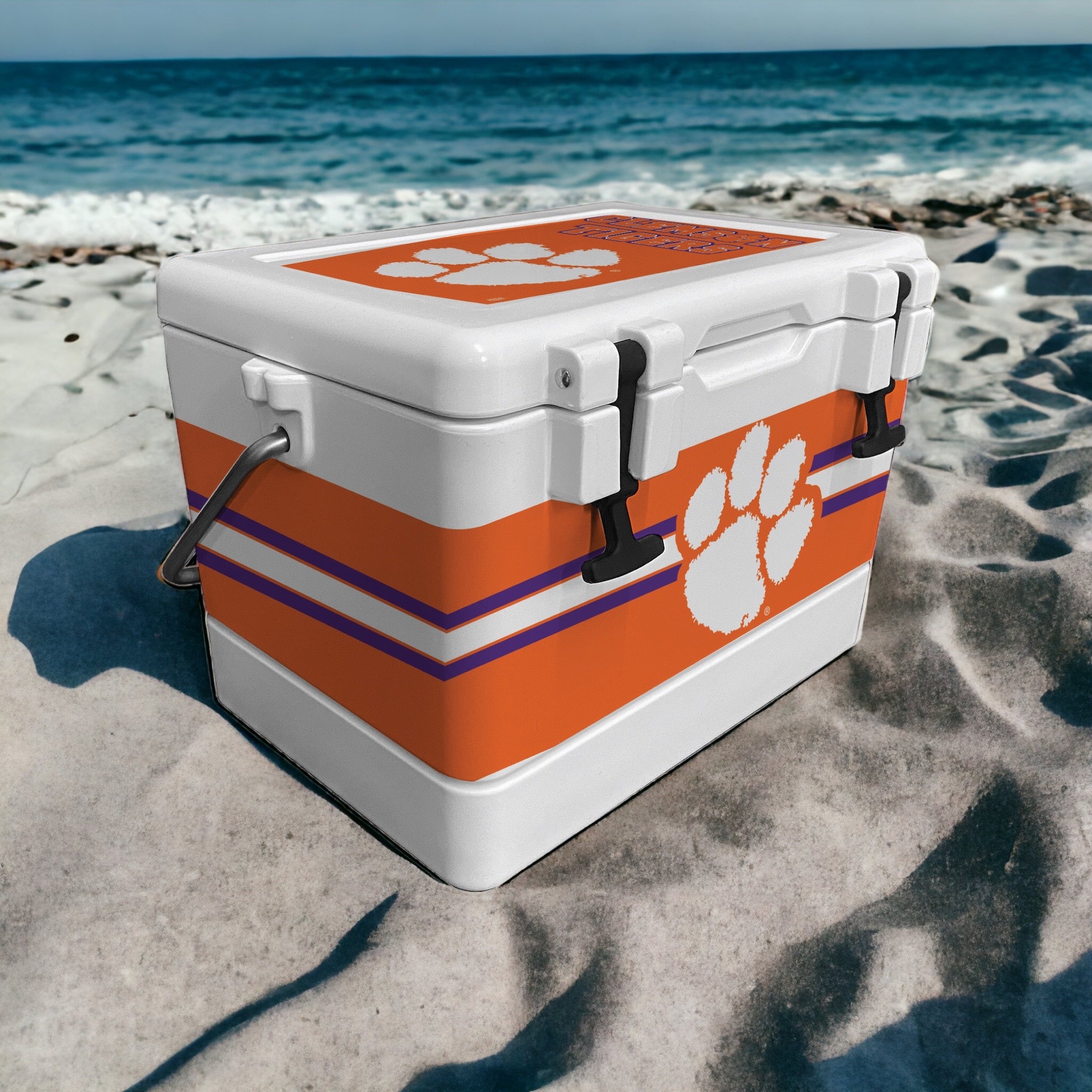 26qt Clemson Tigers Rotomolded Classic Cooler