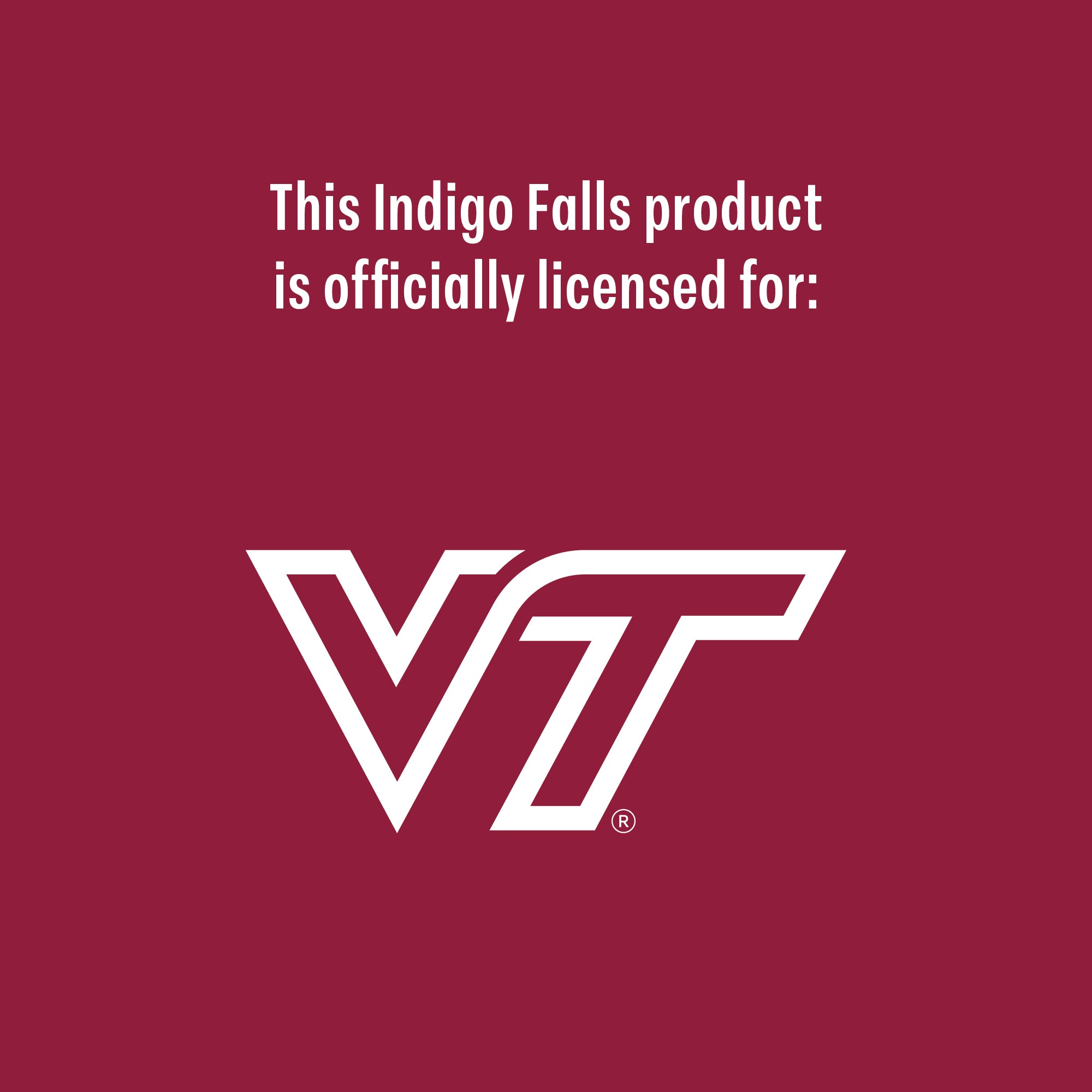 Set of 2 Virginia Tech Hokies College Vault Sketch 14oz Rocks Glasses