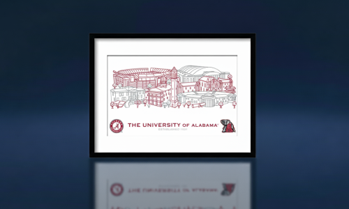 Campus Line Wall Art