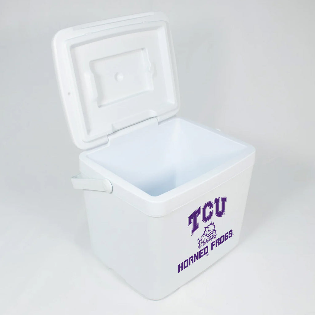 16qt TCU Horned Frogs Tailgate Cooler
