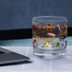 Set of 2 Iowa State Cyclones 14oz Local Rocks Glasses