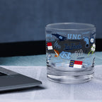 Set of 2 North Carolina Tar Heels 14oz Local Rocks Glasses