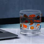 Set of 2 Oklahoma State Cowboys 14oz Local Rocks Glasses