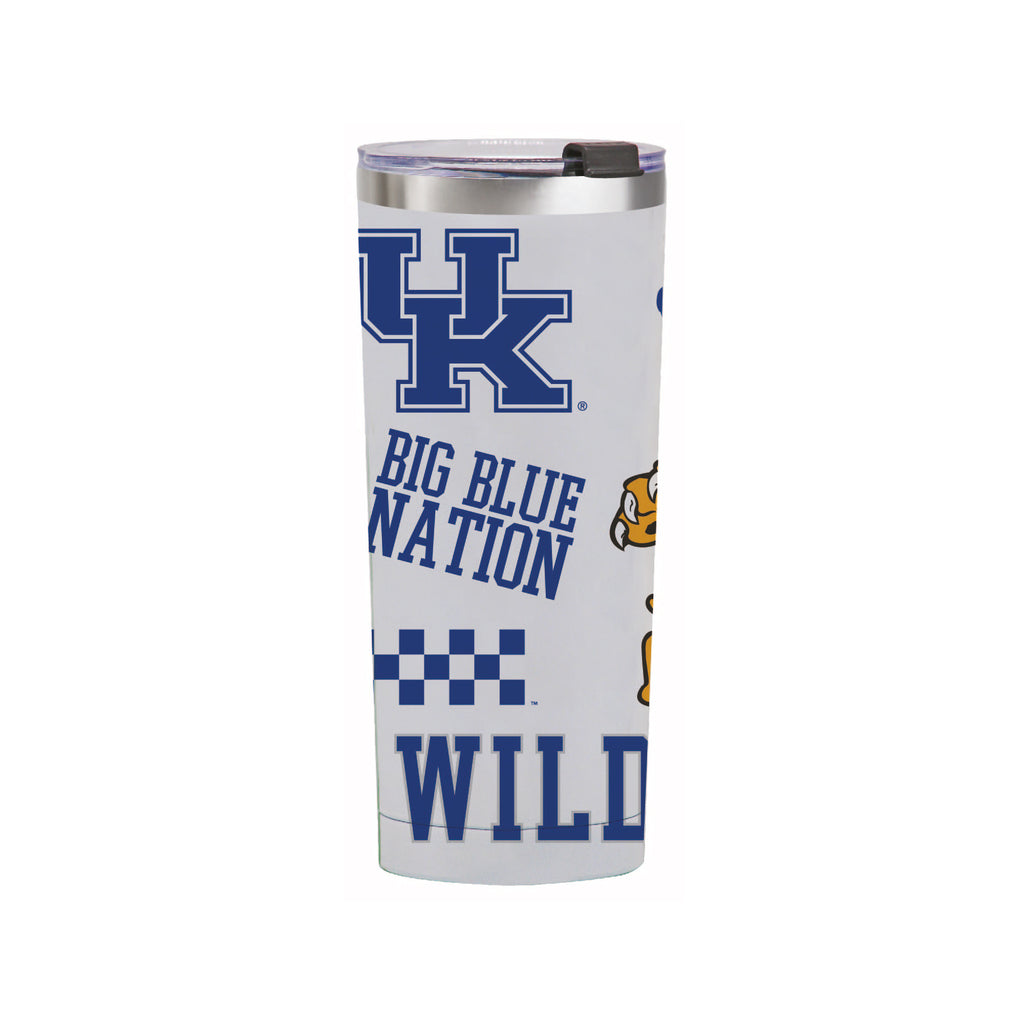24oz Kentucky Wildcats Medley Stainless Steel Tumbler