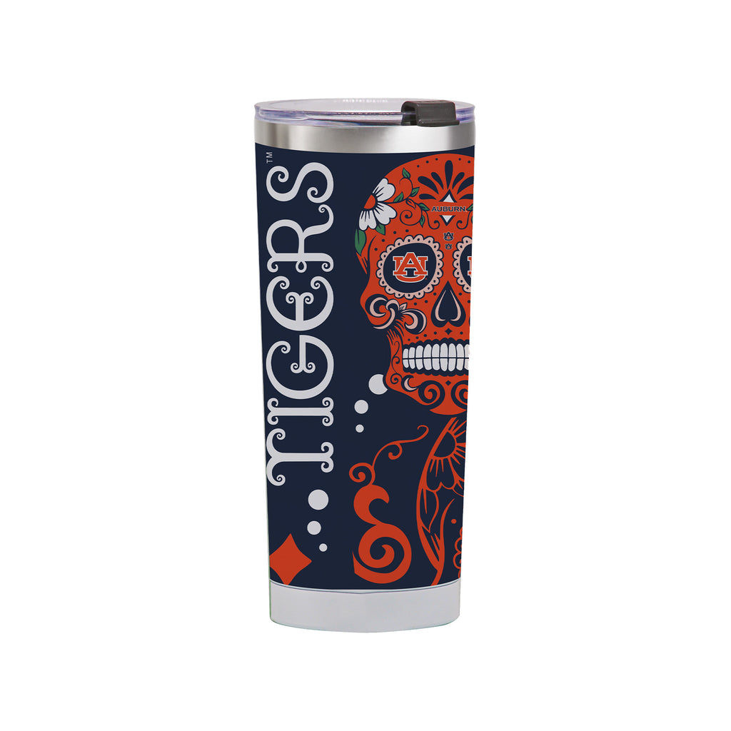 Auburn Tigers 24oz Dia de los Muertos Tumbler