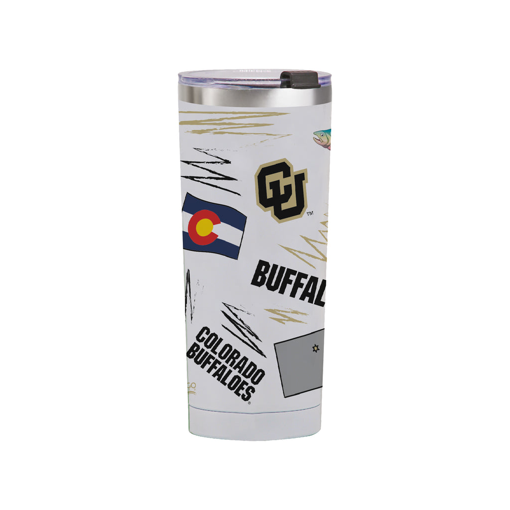 Colorado Buffaloes 24oz Local Stainless Steel Tumbler