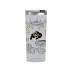 Colorado Buffaloes 24oz Campus Line Art Tumbler