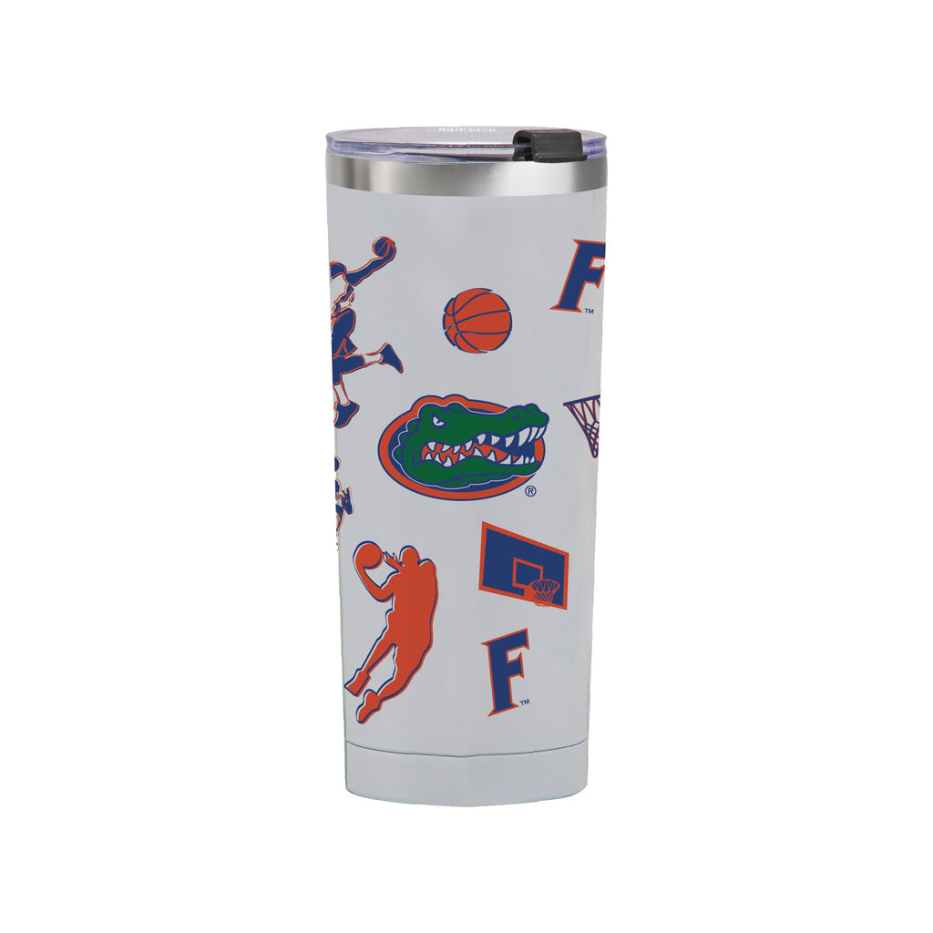 24oz Florida Gators Basketball Sketch Tumbler