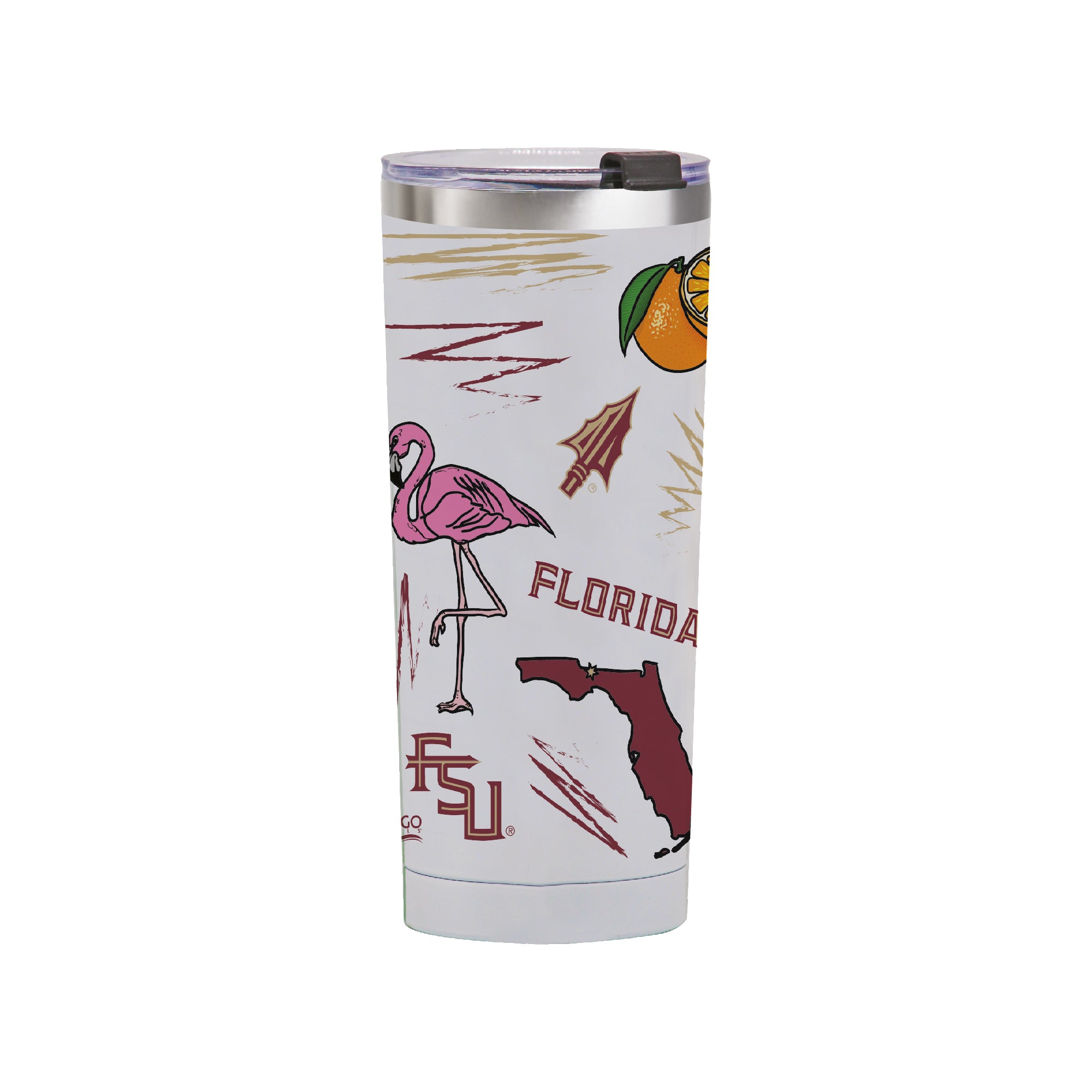 Florida State Seminoles 24oz Local Stainless Steel Tumbler