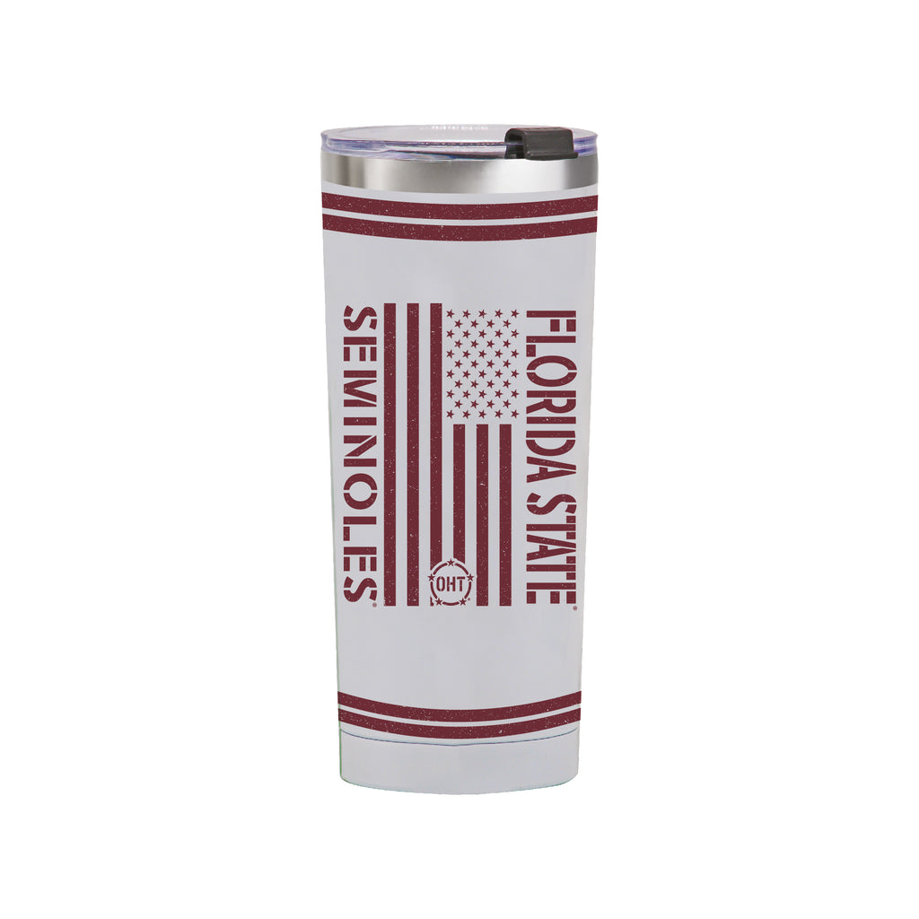 24oz Florida State Seminoles OHT TC Flag Tumbler