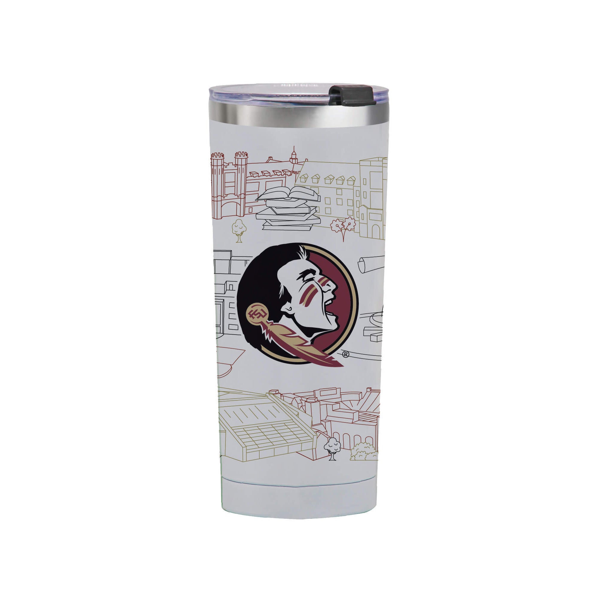 Florida State Seminoles 24oz Campus Line Art Tumbler