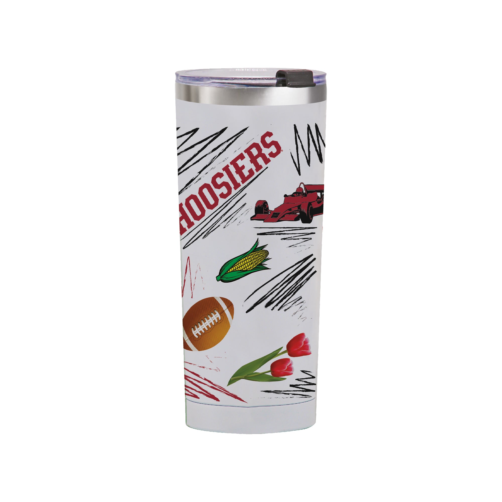 Indiana Hoosiers 24oz Local Stainless Steel Tumbler