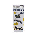 24oz Michigan Wolverines Medley Stainless Steel Tumbler