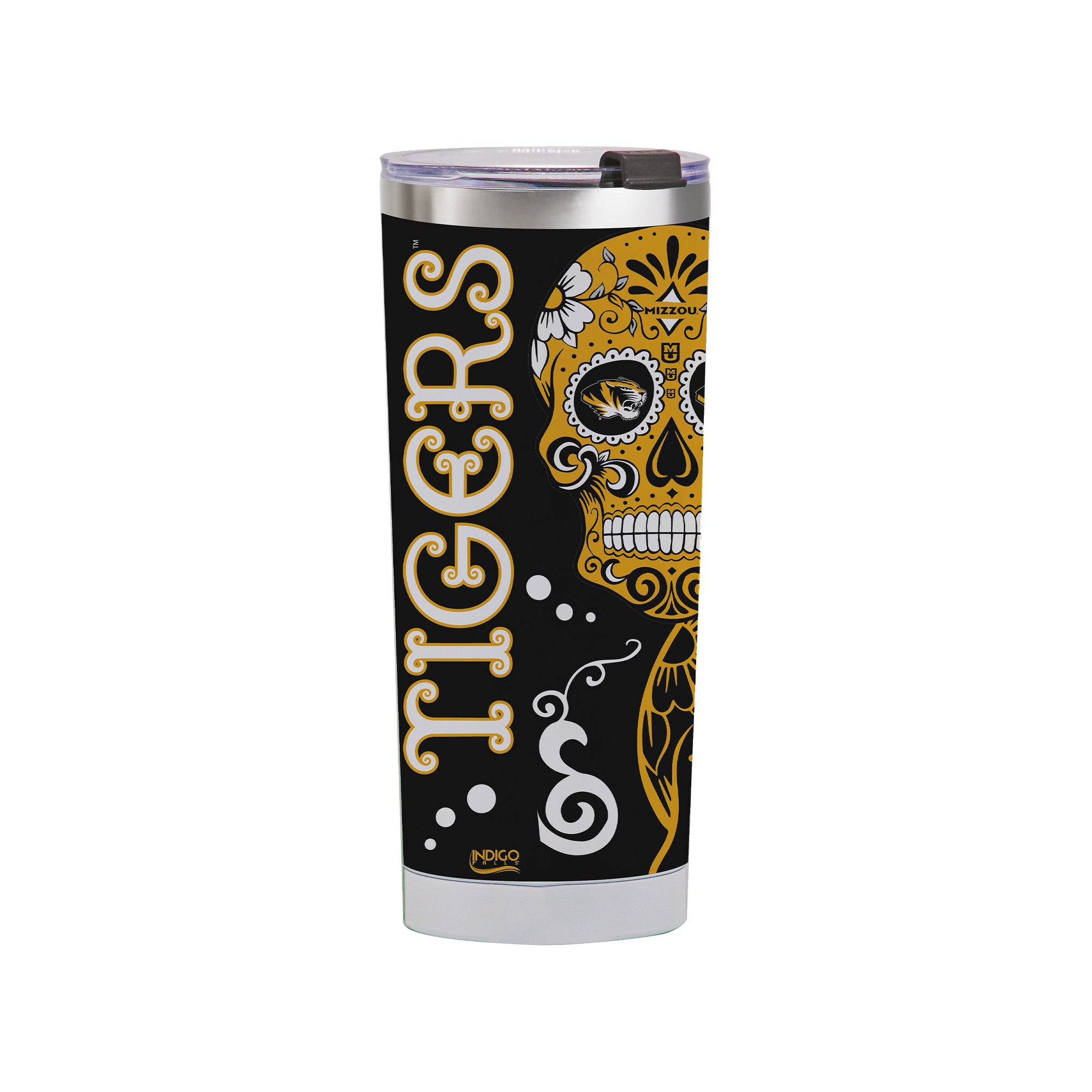 Missouri Tigers 24oz Dia de los Muertos Tumbler