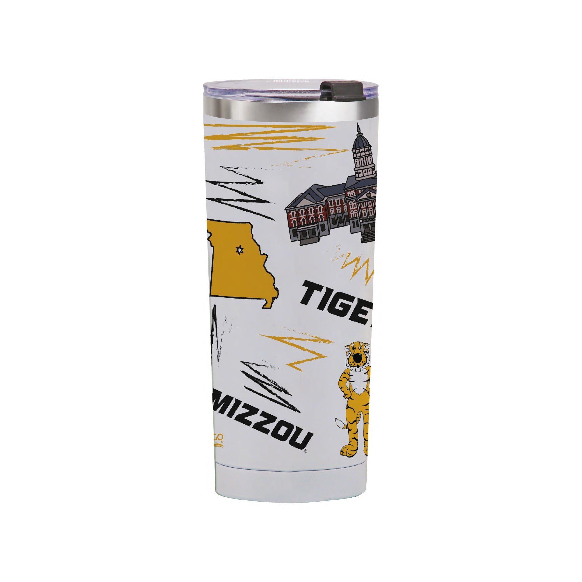 Missouri Tigers 24oz Local Stainless Steel Tumbler