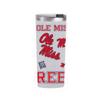 24oz Ole Miss Rebels Medley Stainless Steel Tumbler