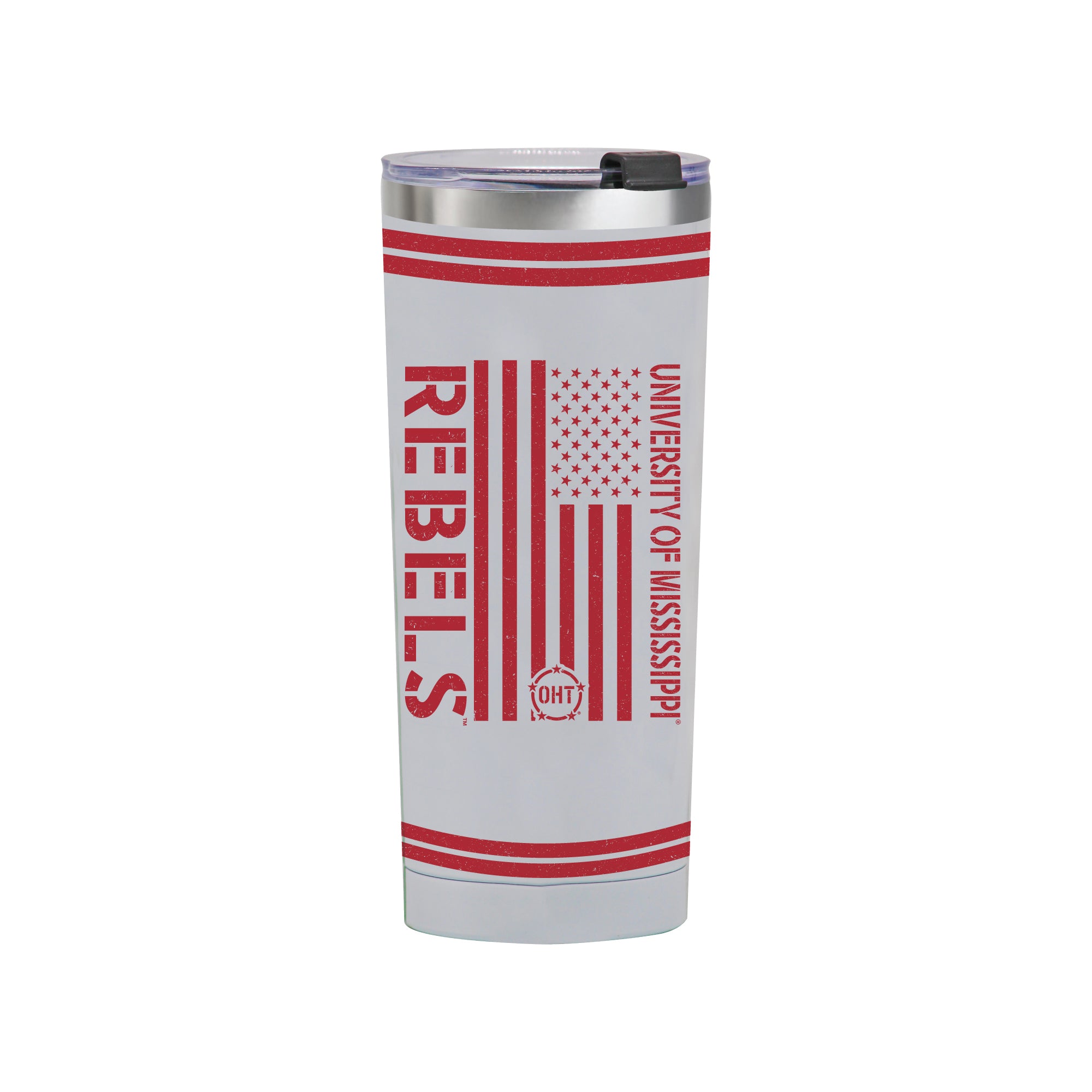 24oz Ole Miss Rebels OHT TC Flag Tumbler