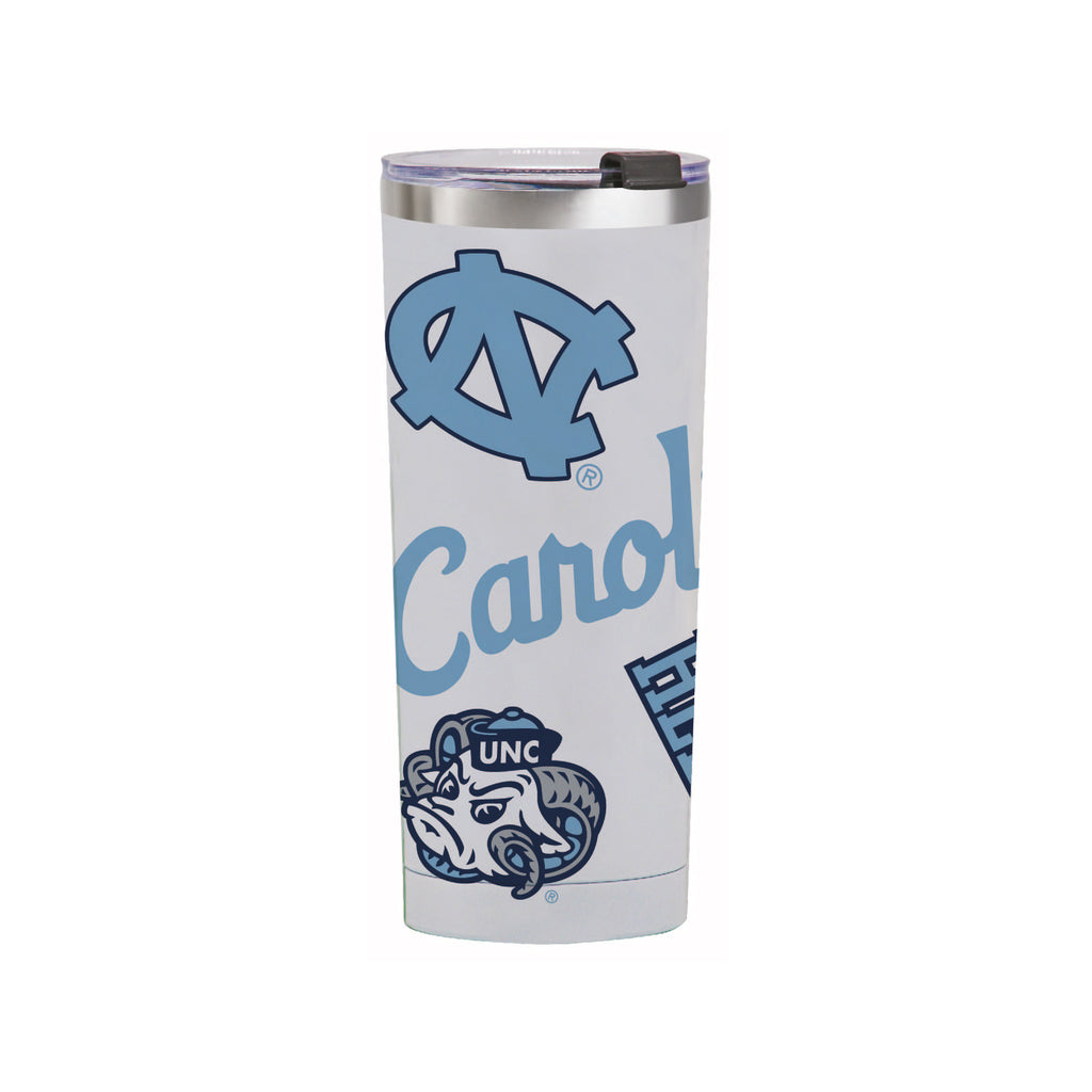 24oz North Carolina Tar Heels Medley Stainless Steel Tumbler