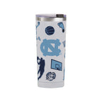 24oz North Carolina Tar Heels Basketball Sketch Tumbler